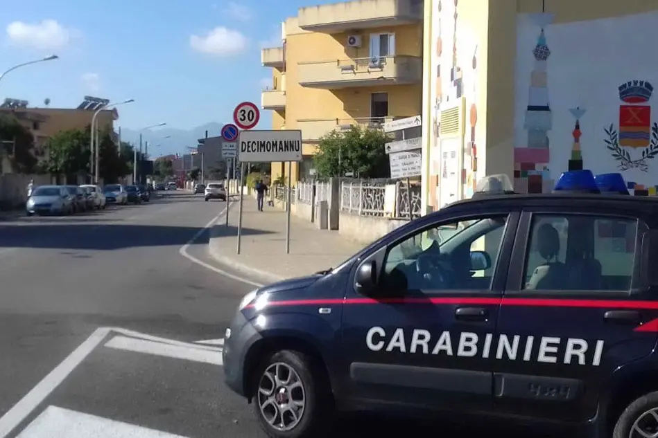 Decimomannu (foto carabinieri)