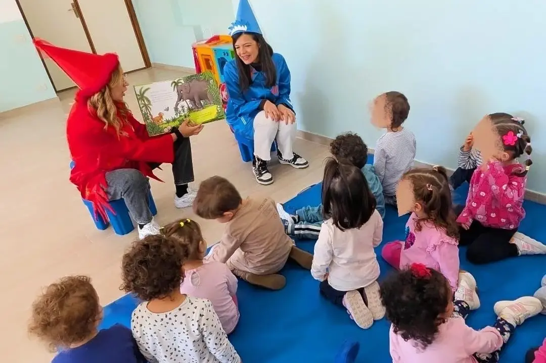 I bambini all'asilo (foto concessa)