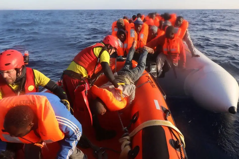 Una delle operazioni di soccorso