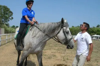 Ippoterapia nel maneggio di Ortacesus
