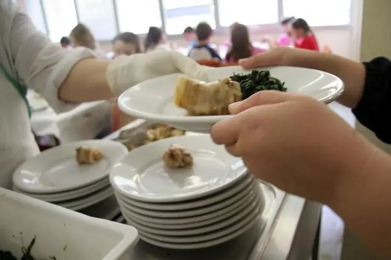 Una mensa scolastica (Archivio)