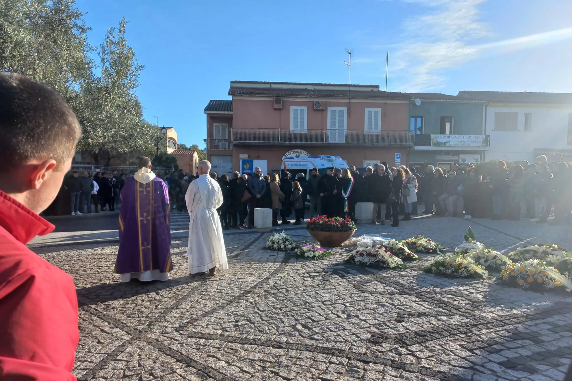 I funerali di Danilo Sulis (foto Lecca)