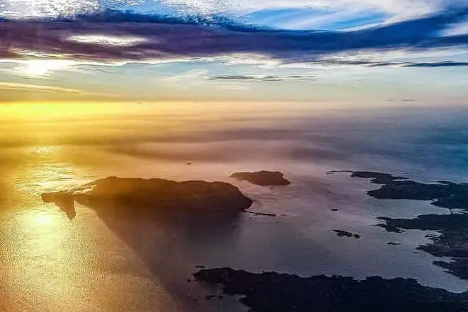 L'isola di Tavolara nello scatto Instagram di @gianlucaflore