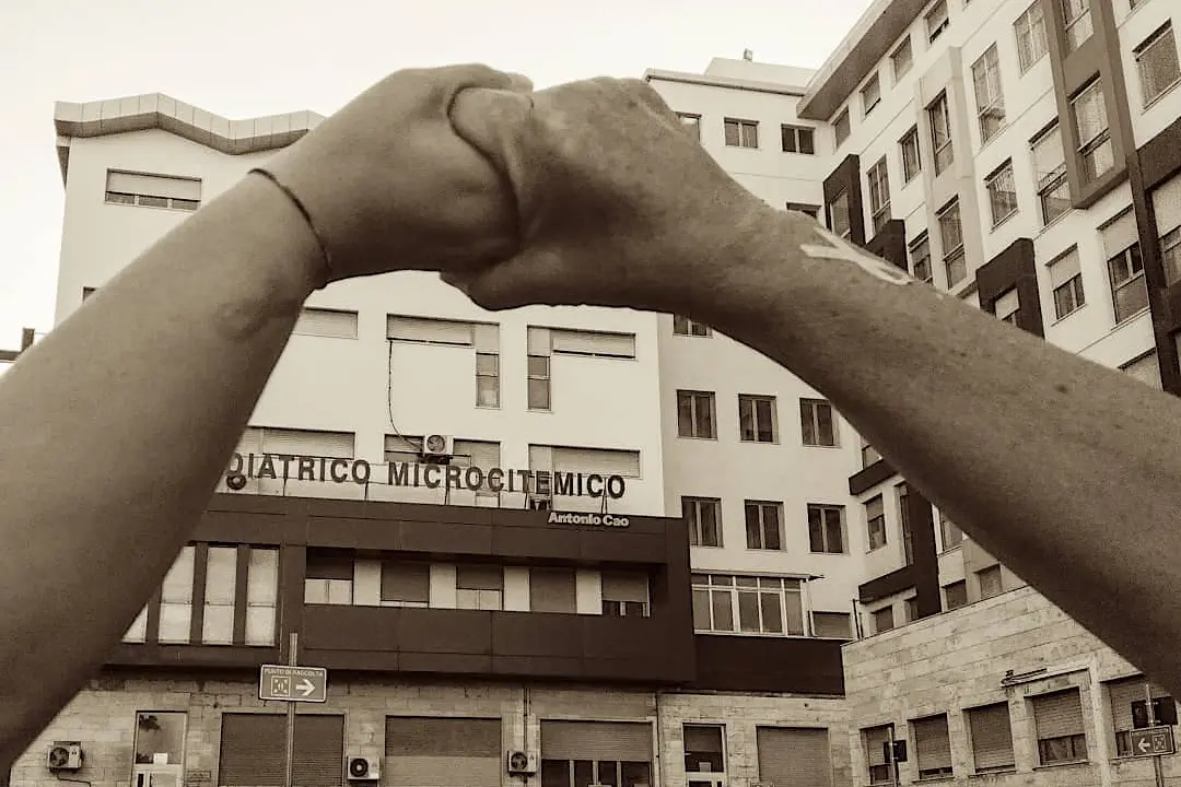 L'ospedale Microcitemico (L'Unione Sarda)