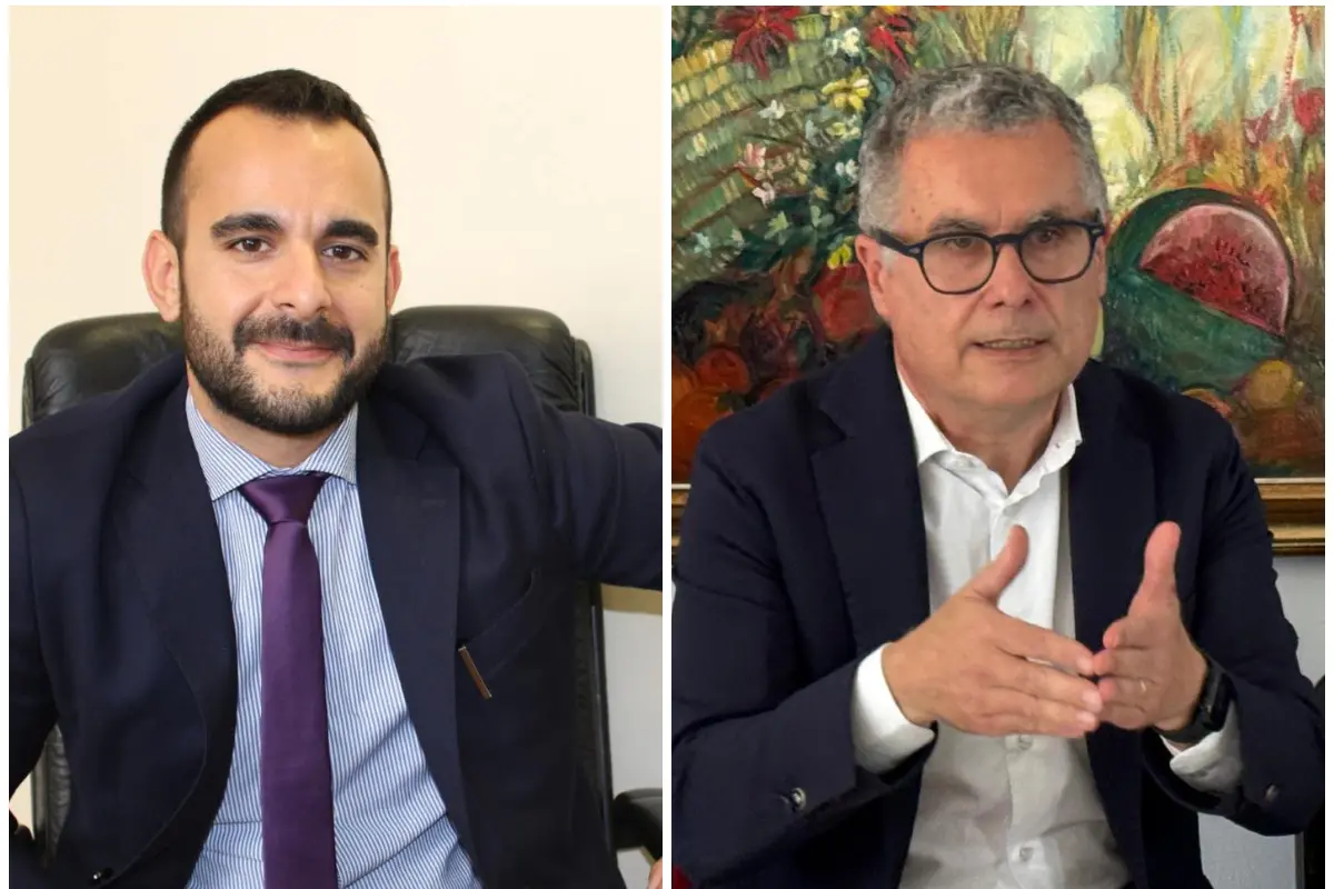 Da sinistra, Alessandro Solinas e Silvio Lai (Archivio)