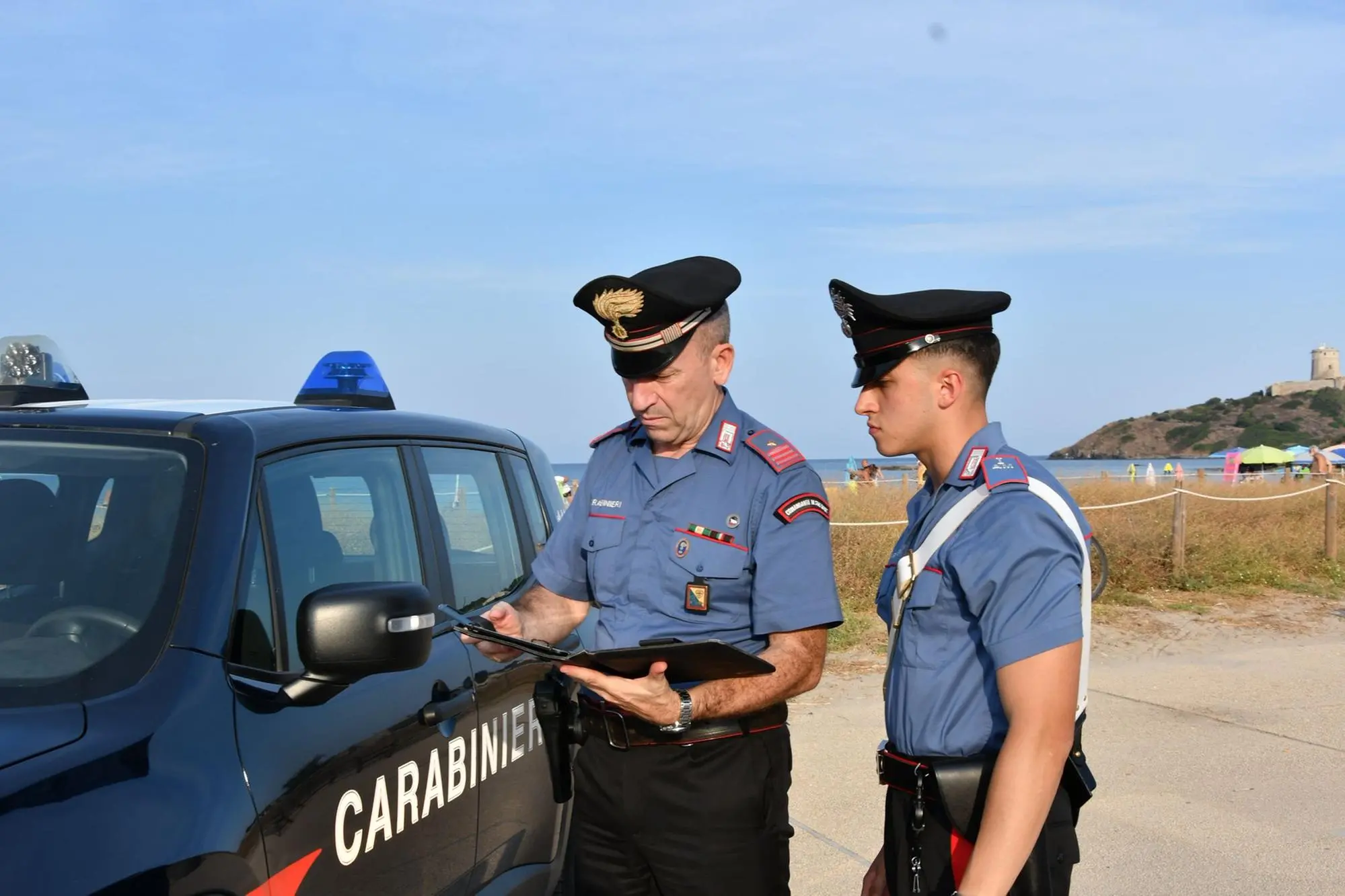 Carabinieri in servizio