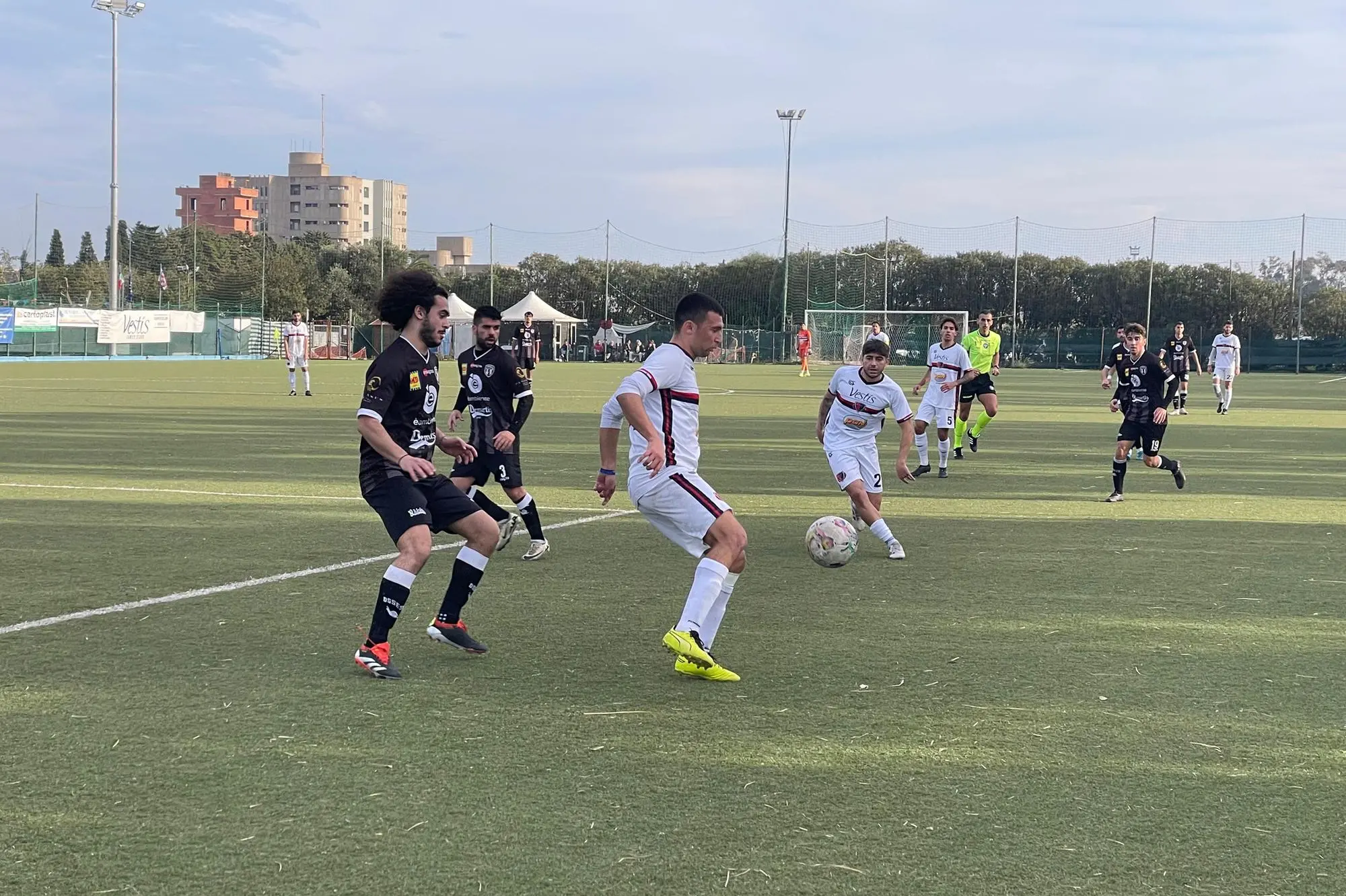 Lorenzo Camba, attaccante della Ferrini, nella partita con l’Ossese (foto Spignesi)