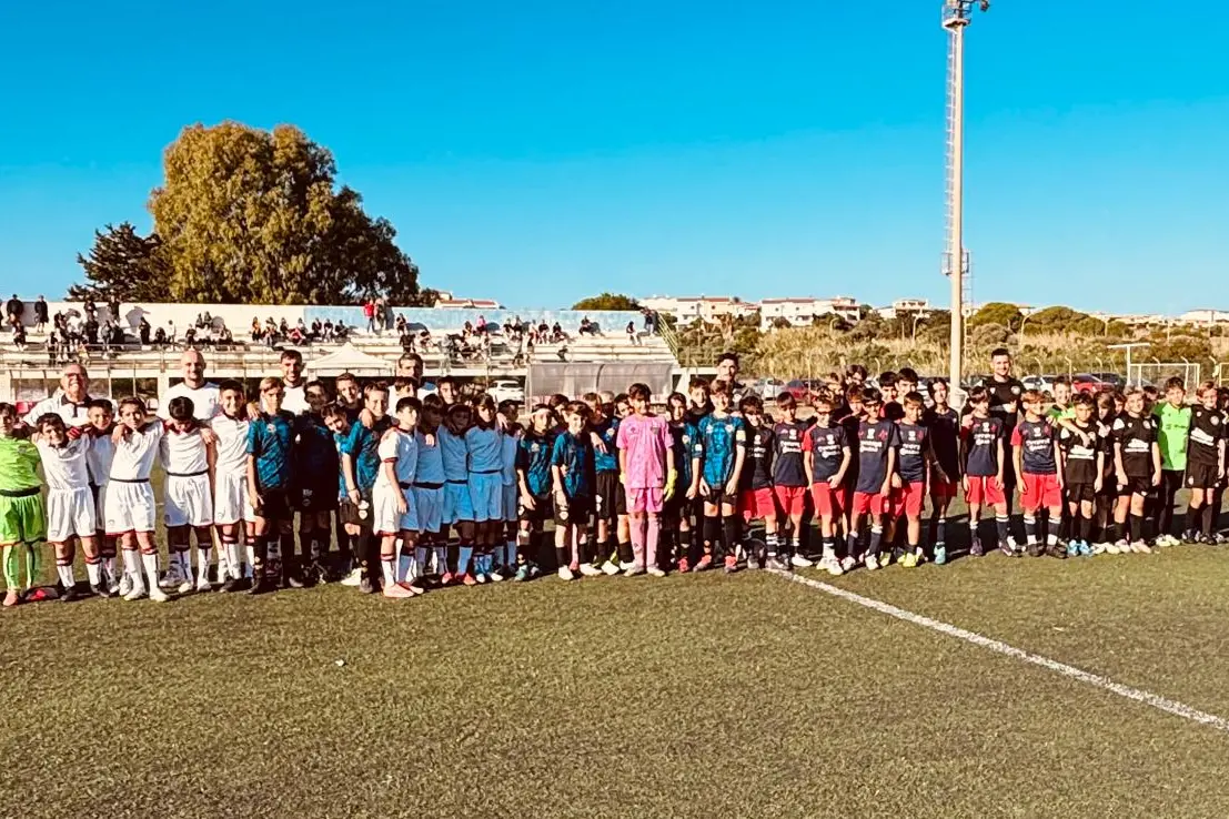 I quattro club del torneo di Sant'Antioco. (foto Scano)