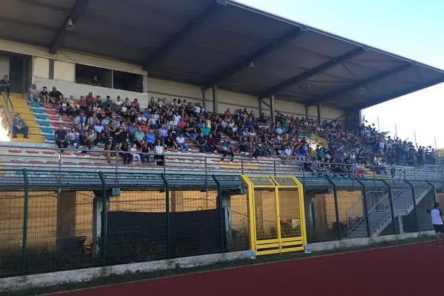 Lo stadio Nino Manconi di Tempio (foto L'Unione Sarda - Tellini)
