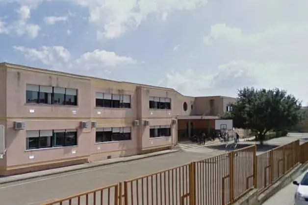 L'ingresso dell'istituto tecnico di Senorbì (foto da Google Maps)