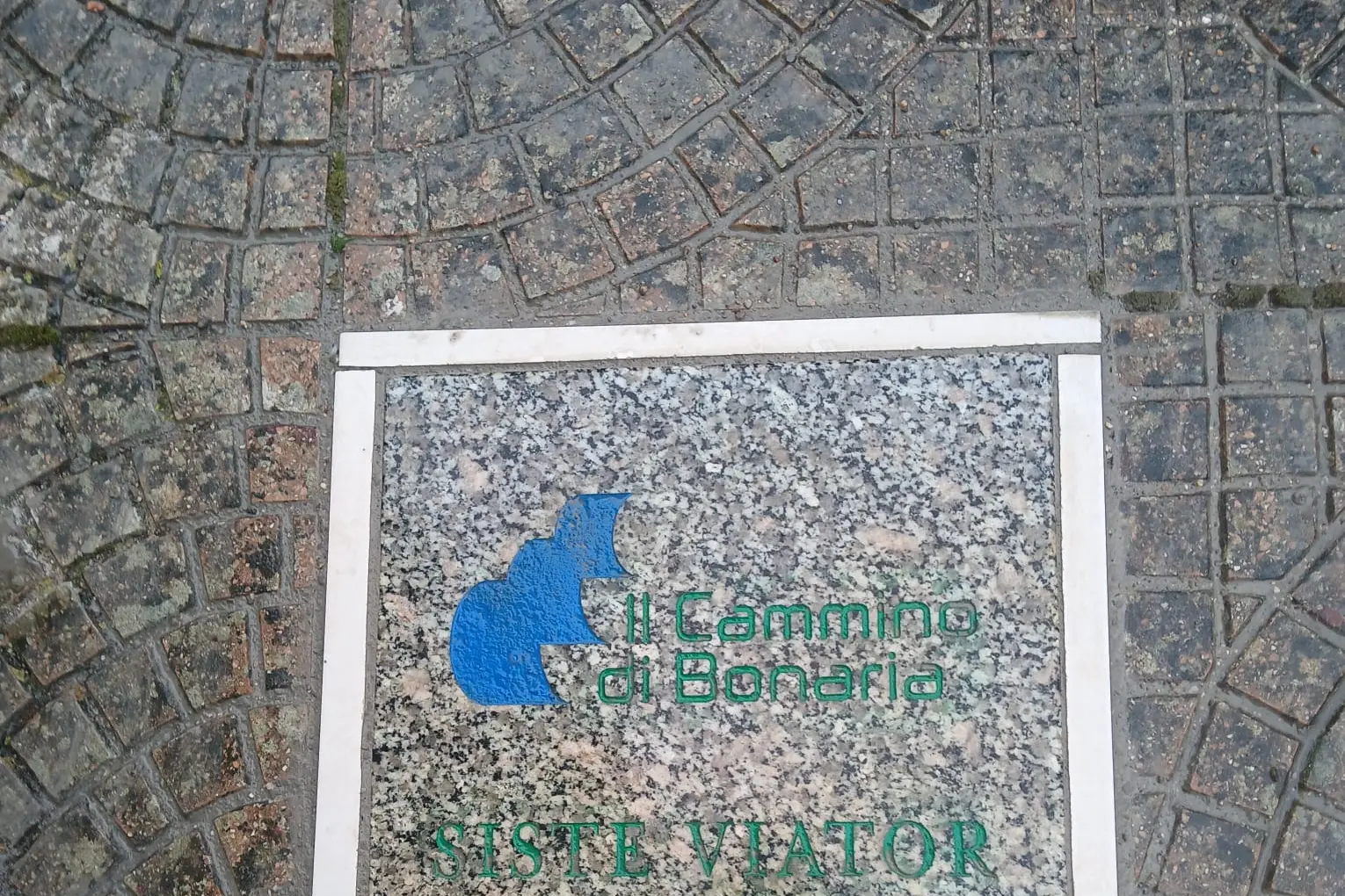 La pietra posizionata a Mogorella (foto concessa)