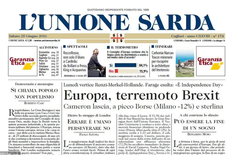(Archivio L'Unione Sarda)