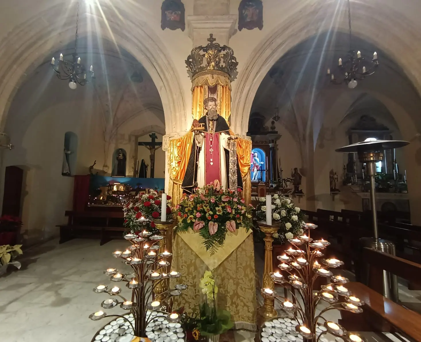 Festeggiamenti per Sant'Antonio abate a Decimomannu (foto Saiu)