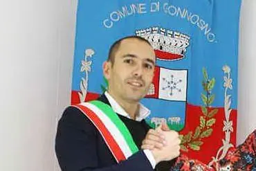 Il sindaco di Gonnosnò Mauro Steri (L'Unione Sarda - Pintori)