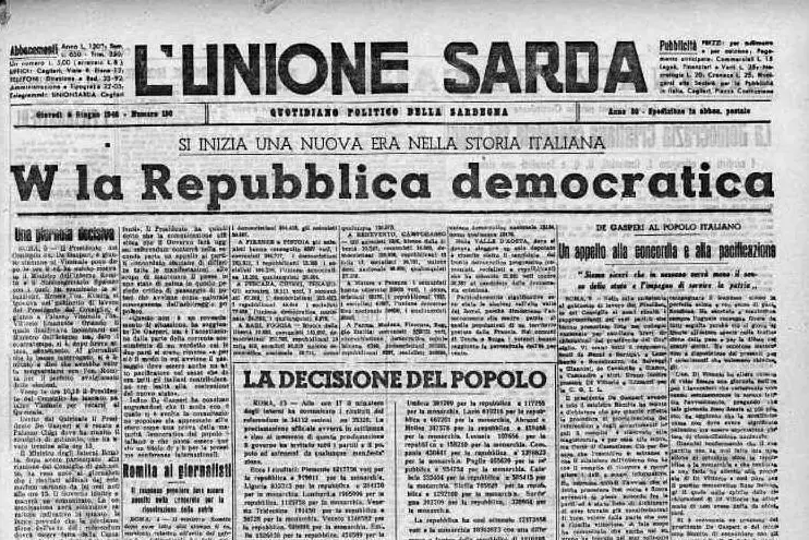 #AccaddeOggi: il 2 giugno 1946 nasce la Repubblica Italiana