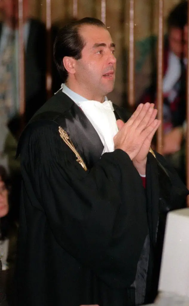 In un'aula di tribunale