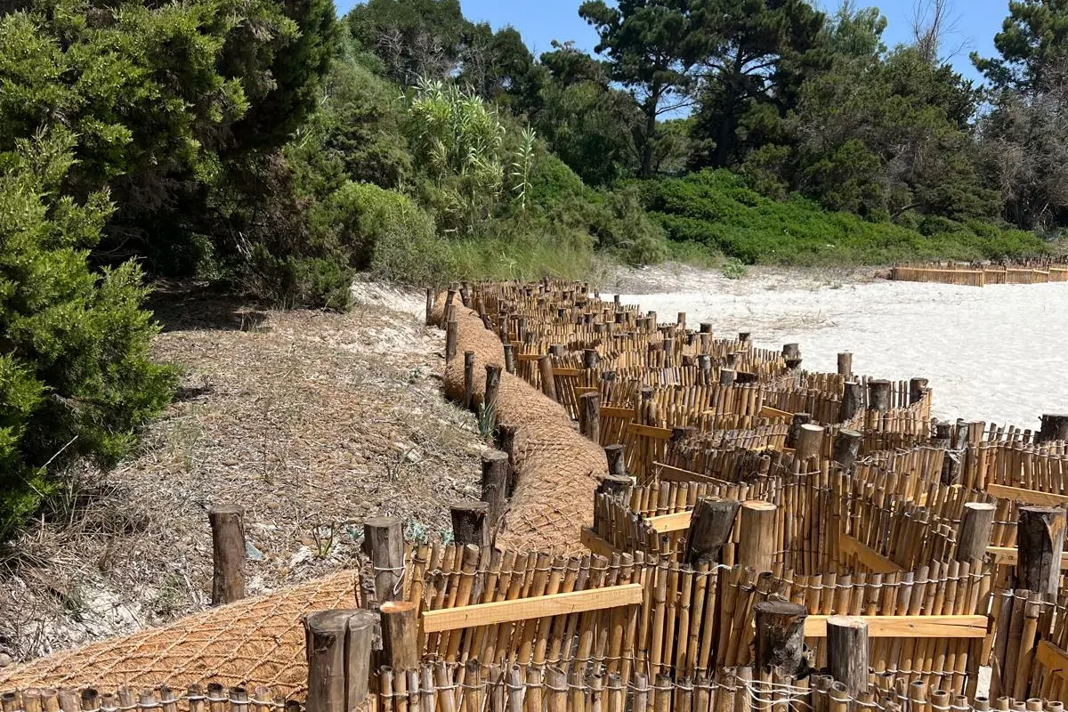 Un precedente intervento a Foxi Lioni, sul litorale di Tortolì