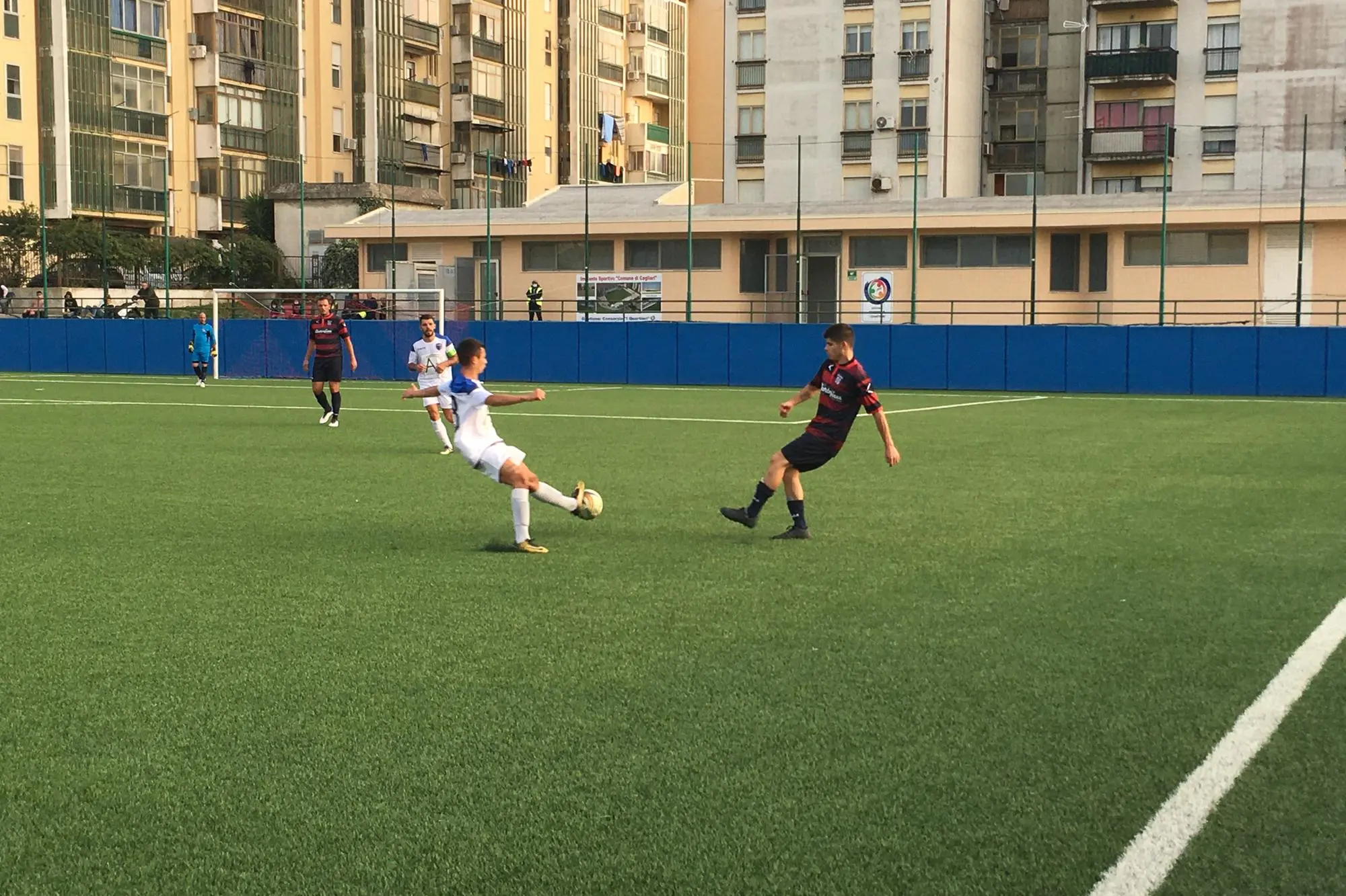 Una partita della Sigma nell'impianto di via Crespellani (foto Spignesi)