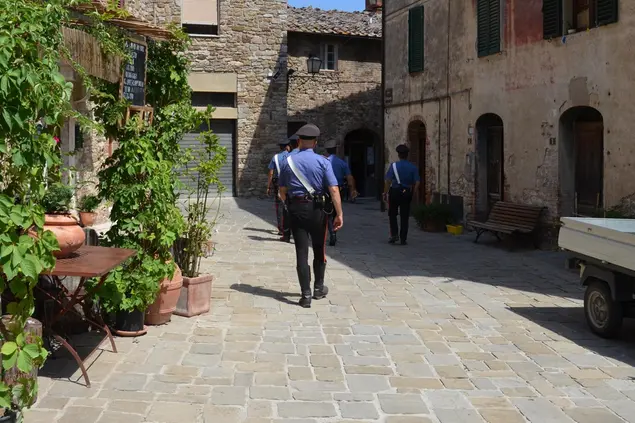 Militari in servizio (foto carabinieri)