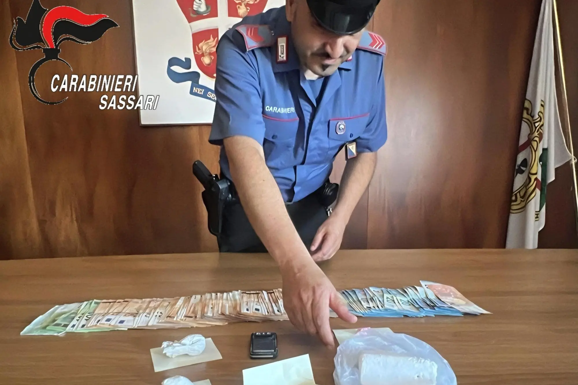 La droga sequestrata