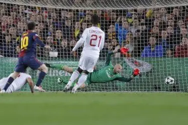 Il 2-0 di Messi