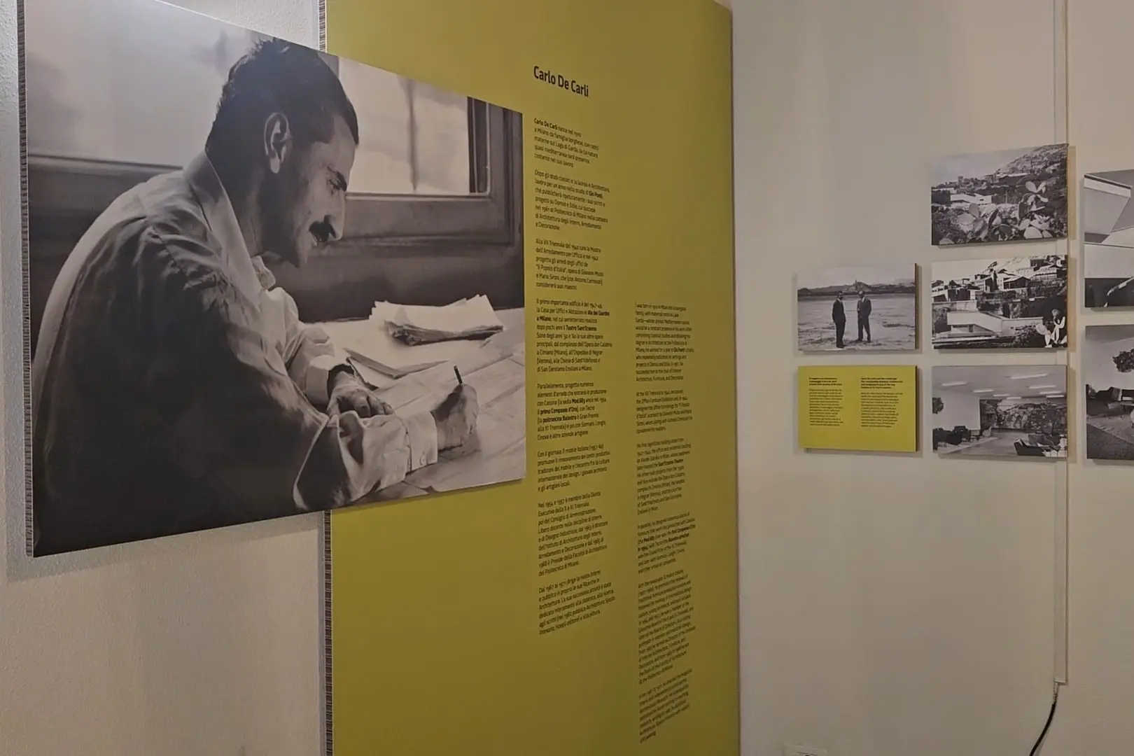 La mostra dedicata al progetto di Carlo De Carli, a La Caletta di Siniscola
