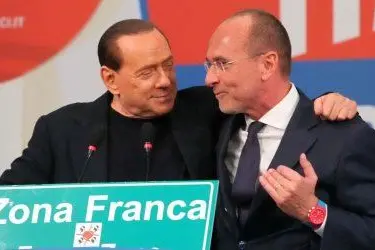 Silvio Berlusconi e Ugo Cappellacci