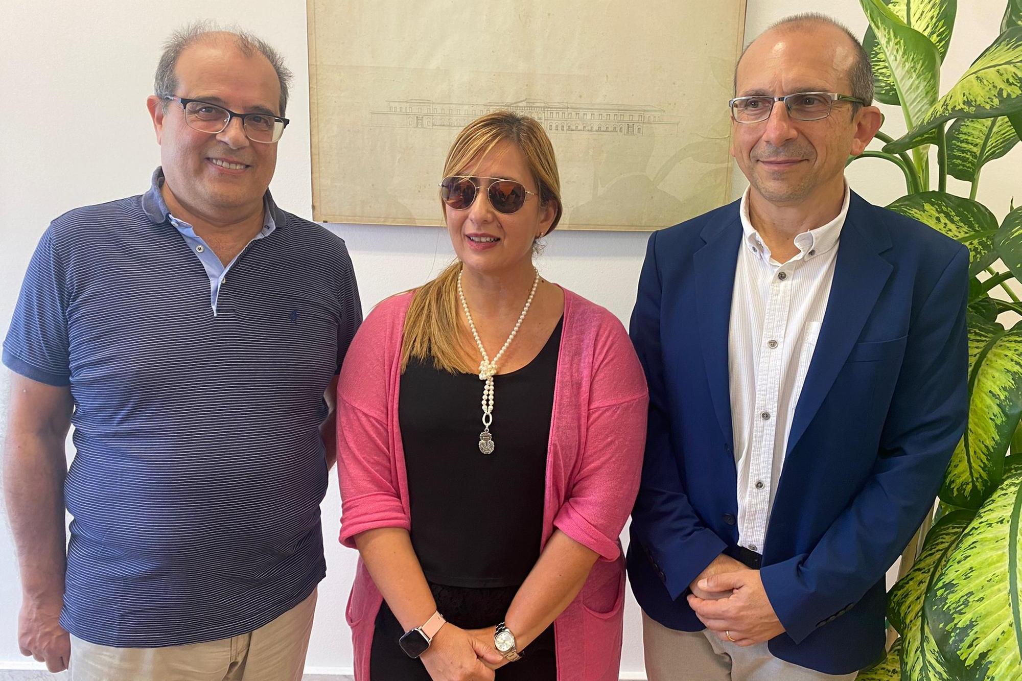 Da sinistra Giancarlo Angioni, Chiara Seazzu e Antonio Tognotti (foto ufficio stampa)