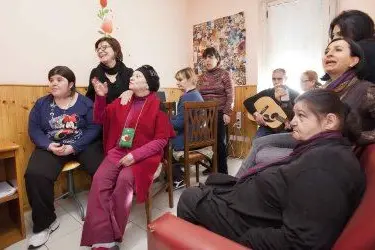 GLI OSPITI DI CASA MATTA PROTAGONISTI DEL FILM DI ENRICO PITZIANTI - FOTO DI ELISABETTA MESSINA