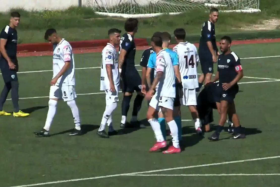 Ragatzu a gioco fermo in Palmese-Olbia (foto Ilenia Giagnoni)