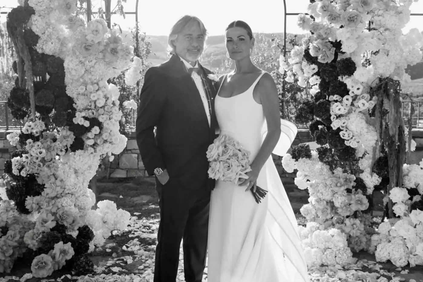 Vanessa Incontrada e Rossano Laurini sposi (foto Instagram)