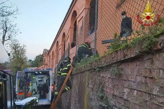 I soccorsi (Ansa - Vigili del fuoco)