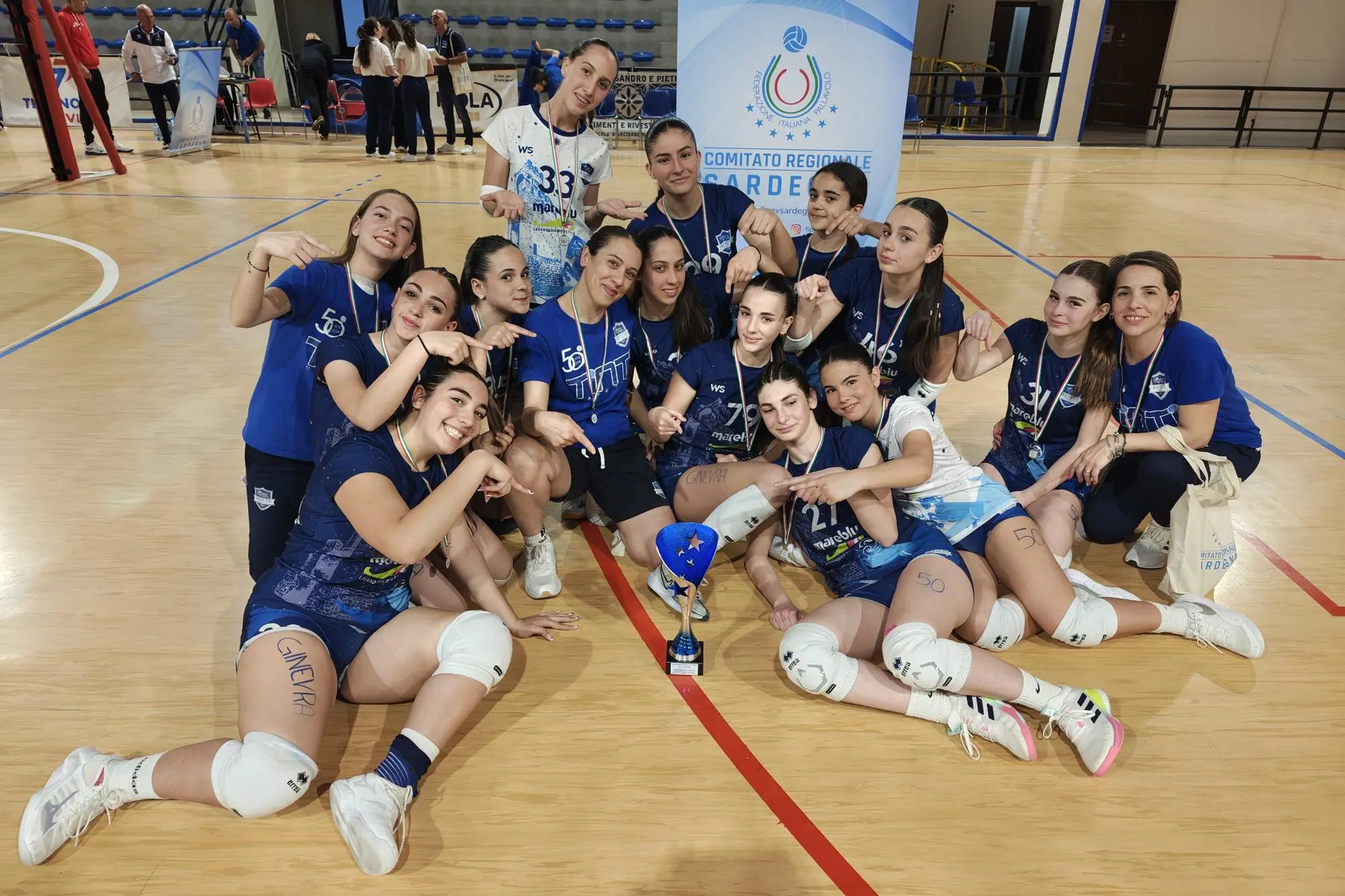 La formazione dell’Ariete Under 16 femminile
