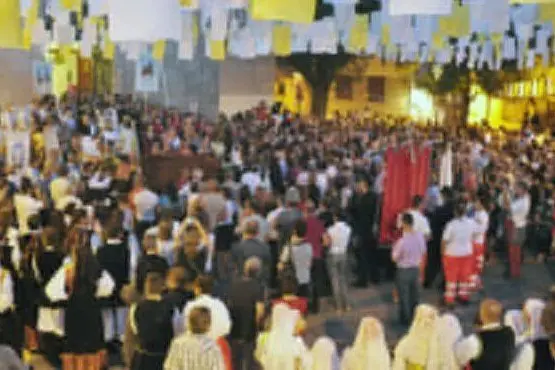 La processione di Sant'Ignazio a Laconi