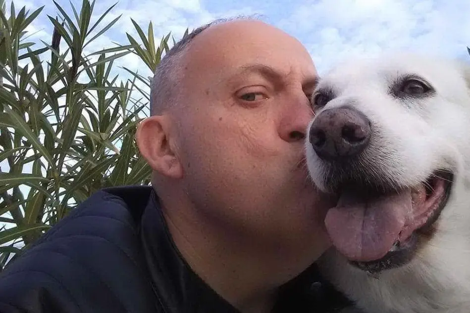 Alessio Boi insieme a Kira (foto concessa)