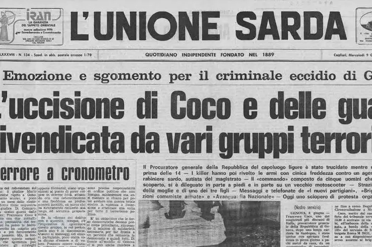 La notizia su &quot;L'Unione Sarda&quot;