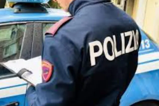 In via San Rocco è intervenuta la polizia