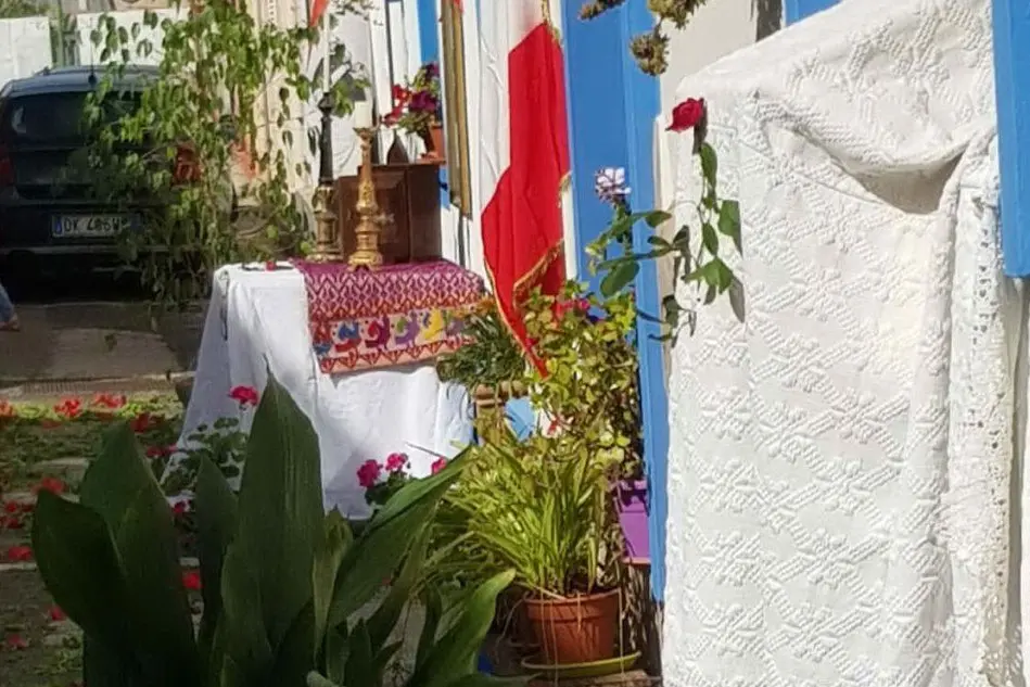 Serramanna, l'omaggio degli abitanti a Sant'Efisio