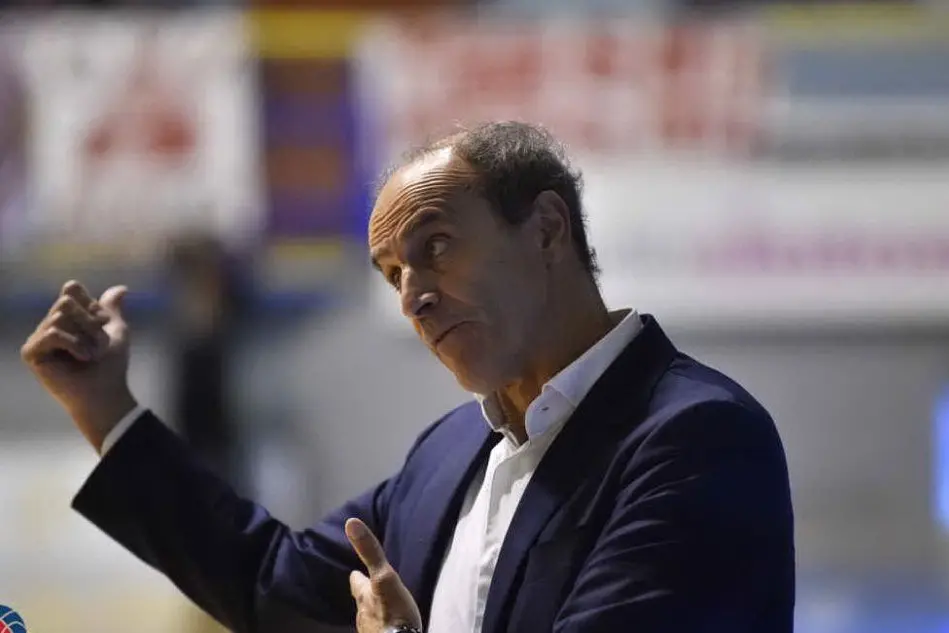 Coach Riccardo Paolini (foto Hertz Cagliari)