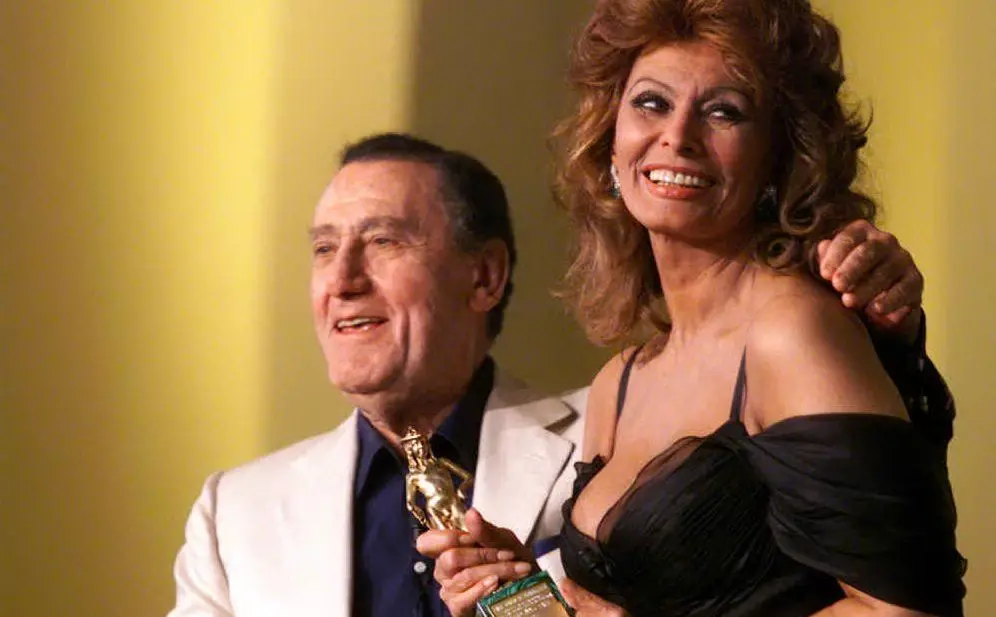 Con Sophia Loren