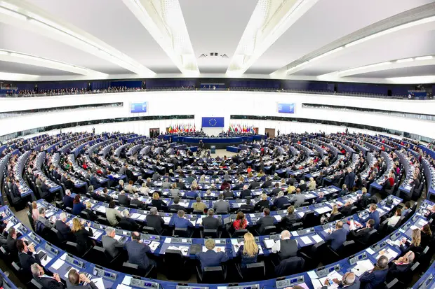 Il Parlamento europeo (Ansa)