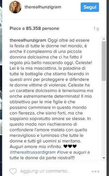 Il messaggio di mamma Michelle