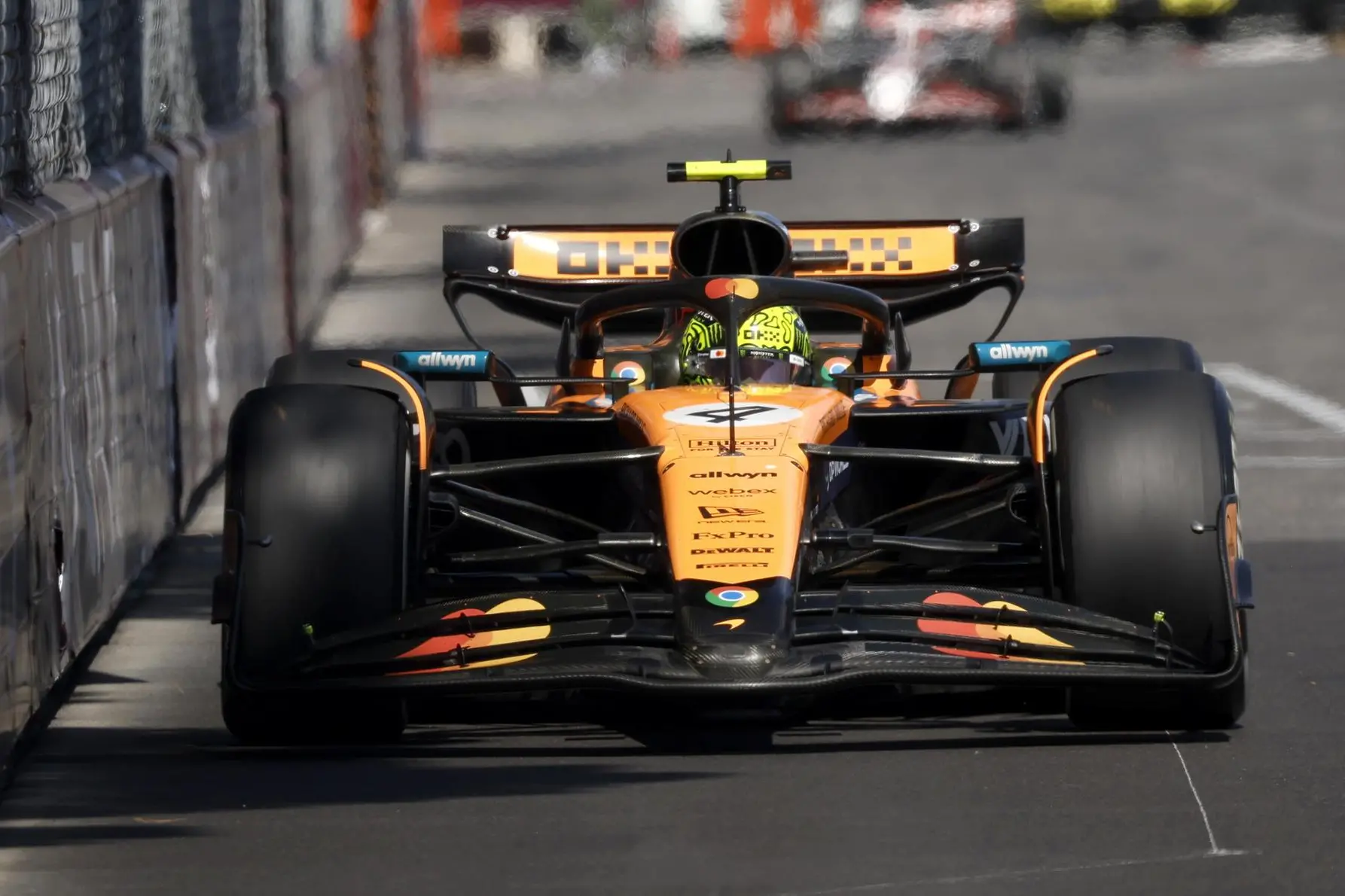 Lando Norris nel Gran Premio di Formula 1 di Monaco (foto Ansa)
