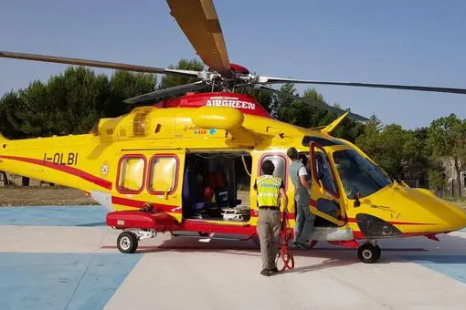 Un elisoccorso (Ansa)