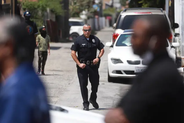 Polizia americana (foto Ansa)