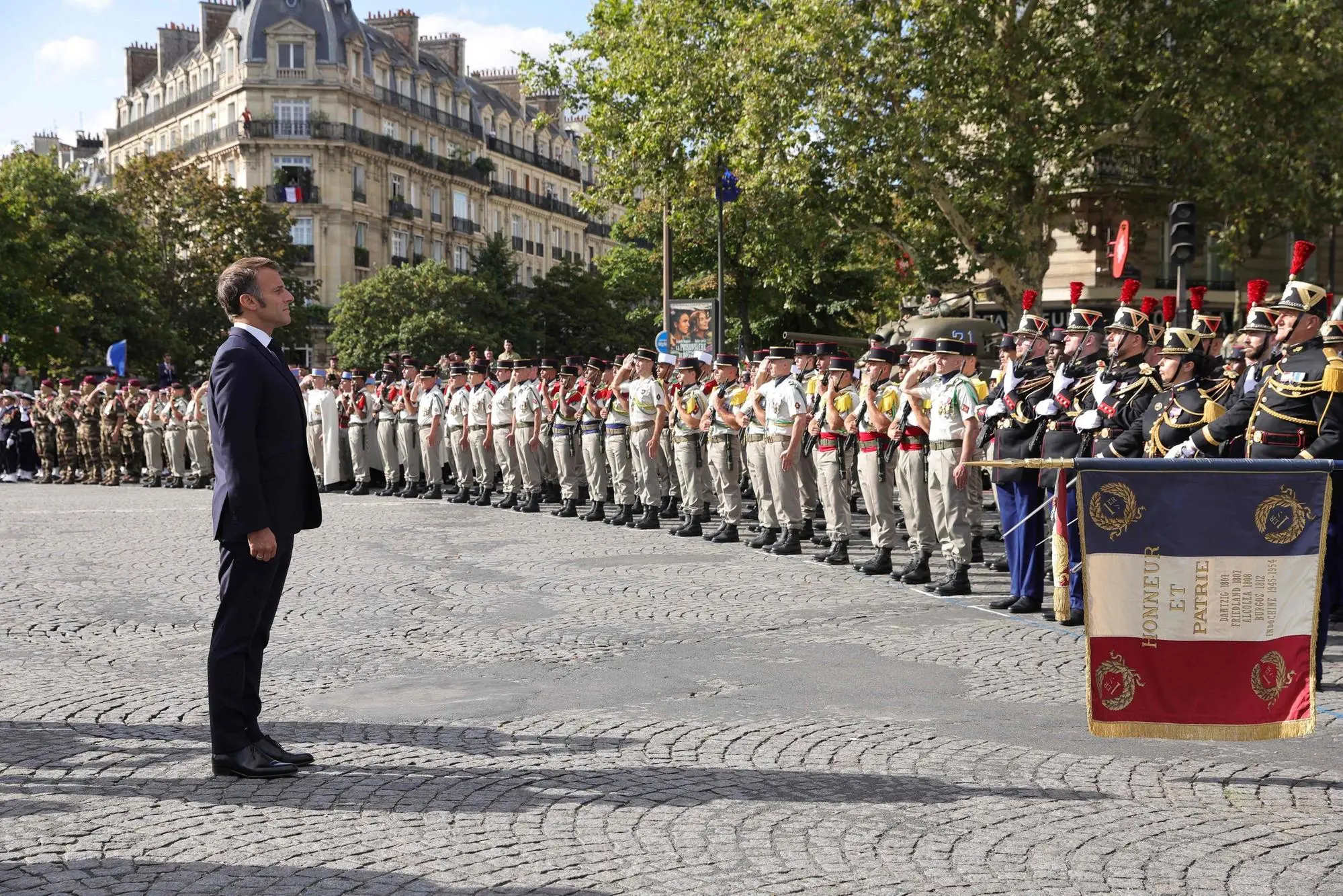 Emmanuel Macron (Ansa - Afp)