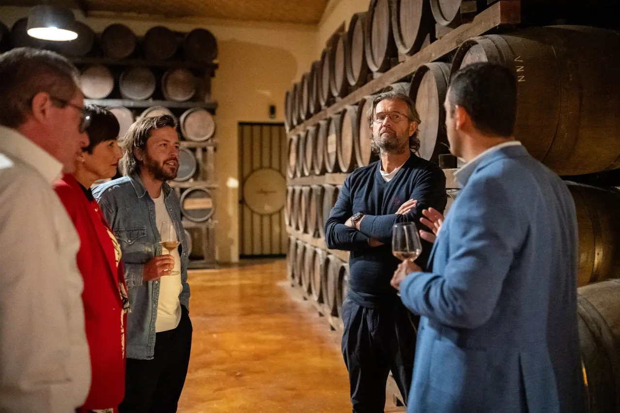 Cracco alla Cantina Contini (foto concessa)