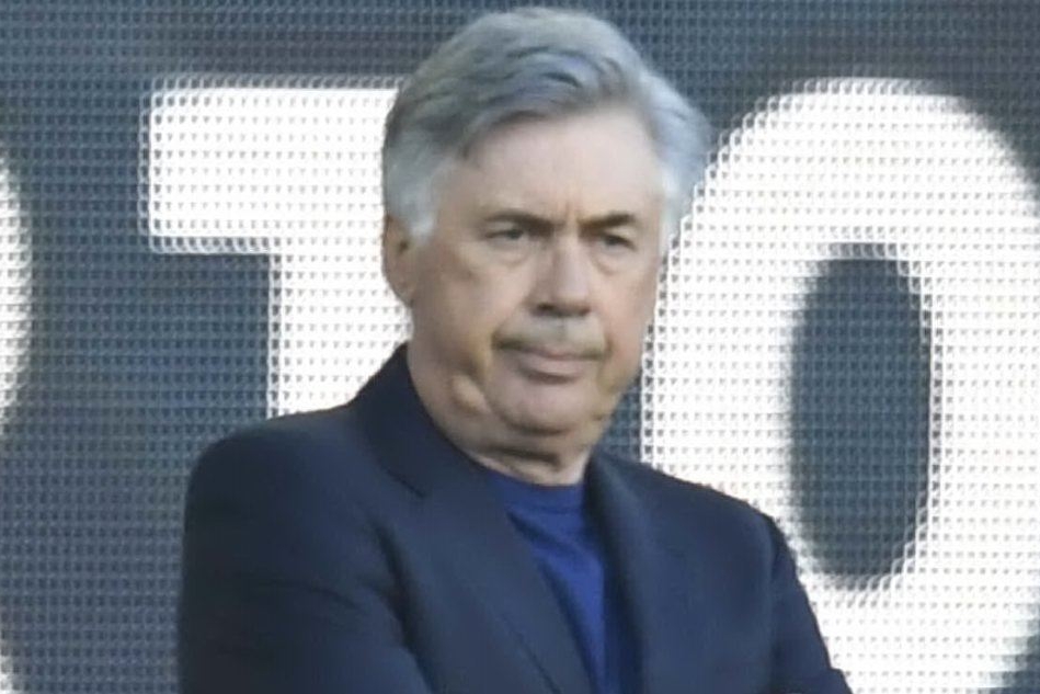 Carlo Ancelotti (foto Ansa/Epa)
