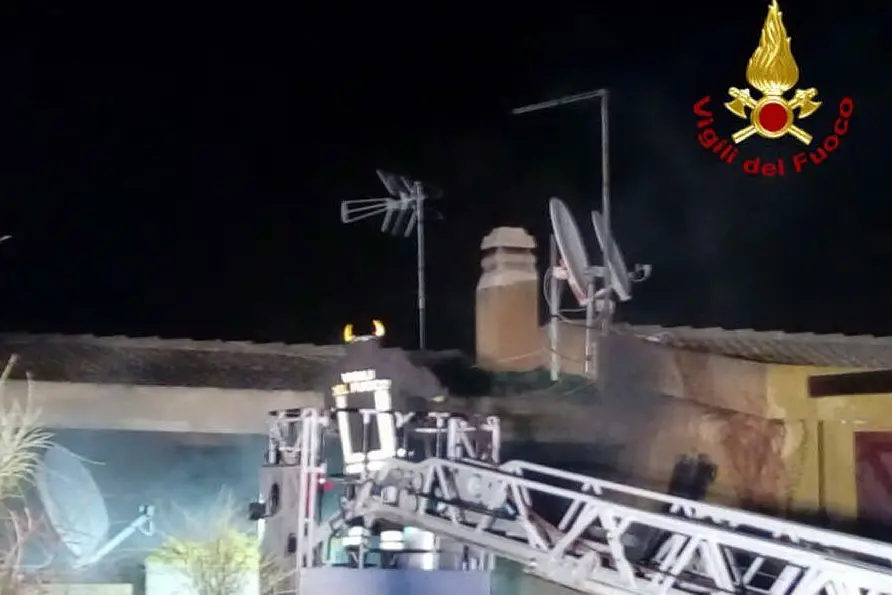 L'intervento dei vigili del fuoco