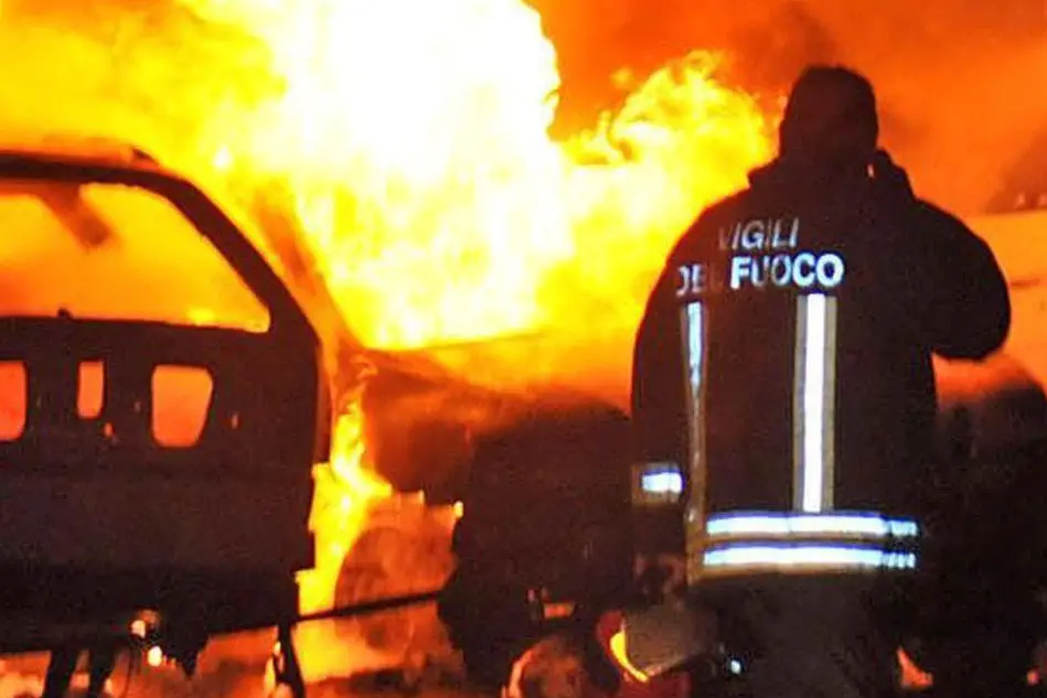 Un intervento dei vigili del fuoco